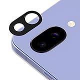 Google Pixel 9A 対応 カメラ保護 ガラスフィルム 硬度9H 強化ガラス グーグルピクセル 9A カメラフィルム 衝撃吸収 飛散防止 全面保護 薄型 露出オーバー防止 アルミ合金 カメラカバー 高透過率 自動吸着 気泡ゼロ 汚れ防止 貼り付け簡単（ブラック）