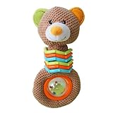 Kidiway Ring and Ball Rattle, Bear [並行輸入品]