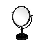 allld| # Allied真鍮dm-4g / 4 x -bkm 8インチVanity Top make-upミラー4 x倍率、