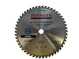 Avenger AV-72550 Steel Cutting Saw Blade, 7-1/4-inch by 50 tooth, 5/8-inch arbor with diamond KO, C-
