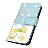 SmaSmaSweets Galaxy A41 SC-41A ケース [デザイン:6.レモンフラワー/マグネットハンドあり] シナモロール サンリオ グッズ ギャラクシーa41 sc41a 手帳型 スマホケース スマホカバー 手帳 携帯 カバー