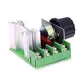 KKmoon 2000W AC50-220V 電圧レギュレータ SCRハイパワー 電子 電圧レギュレータ モジュール 調光ライト スピード温度調整可能