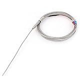 uxcell 熱電対 フォークターミナル サーモスタット フレキシブルスプリングセクション 1個入り