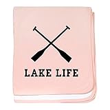 CafePress – Lake Life – スーパーソフトベビー毛布、新生児おくるみ ピンク 07448303246832E
