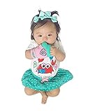 Yummy Mitt Teething Mitten (Glow in the Dark) Pink & Turquoise- (3-12 months recommended age) [並行輸入品