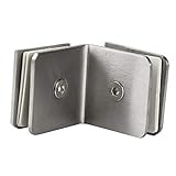 B Blesiya 全5サイズ　ステンレススチール製 キャビネット シャワールームパネル用 ドア ガラスクランプ　固定 - ＃3