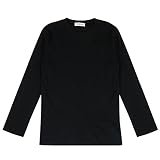 [韓国子供服] ハイクオリティ 長袖Tシャツ [キッズ] (100cm, 黒色（こくしょく）) [並行輸入品]