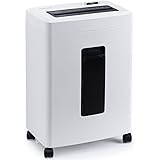 iOCHOW シュレッダー しゅれったー電動 家庭用 マイクロクロスカット:4x10mm 細断枚数A4/12枚 連続細断20分 18L大容量 業務用 静音 カード細断可能 コンパクト