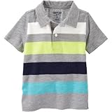 オシュコシュ OSHKOSH/ ストライプジャージポロ トップス半袖シャツ 10歳【並行輸入】