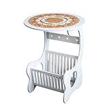 BEYONDA ベッドテーブル サイドテーブル ノートパソコンスタンド 収納棚 付き DHTXYZB-L