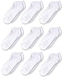 The Children's Place Big Boys' Ankle Socks (Pack of 12) White S 11-13 [並行輸入品]