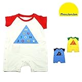 【子供服】 moujonjon (ムージョンジョン) 袖配色ラグランＴオール 70cm，80cm M36700