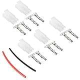 ILS - 5 pieces 7.2V Large Male Battery Connector with 2 pieces Heat Shrinks