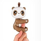 NewToys for指Monkey by Chone、Interactive指パンダ、電子スマートペット誘導おもちゃ、子供、クリスマス誕生日ギフト S ブラウン