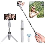 2020進化版 自撮り棒 Bluetooth 三脚 セルカ棒 ポータブル ミニ三脚 三脚 6段伸縮 三脚一脚兼用 軽量 無線 持ち運びに便利