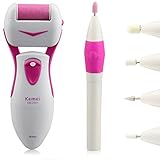 Mineof（TM）Kemeiバッテリーはレディフットドライデッドスキンケアペディキュアセット足のかかとのカルススキン除去フット離ネイルグラインドツールを運営しました