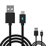 IPT 2本セット Type-C 充電ケーブル 3M PS5 コントローラー 充電 Switch スマートフォン など タイプC USB-A 充電コード 3メートル ◇TY-0803-2SET