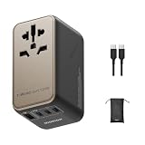 【超高速の120W出力】MOMAX 変換プラグ PD GaN 単ポート100W出力 総出力120W 急速充電 全世界対応 5台同時充電 3*PD USB-C+1*QC USB-A 海外用コンセント 海外変換プラグ C/BF/O/Aタイプ ヨーロッパ/韓国/イギリス/アメリカ/オーストラリアなどの国に対応 便利グッズ パソコン コンパクト