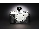 手作り本革ハーフコンタックス用と互換性G2 G1カメラ牛革バッグカバー Contax G2 G1 (Black,G1)