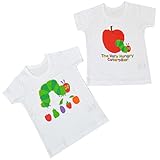 はらぺこあおむし 2枚組 半袖シャツ 肌着 THE WORLD OF ERIC CARLE fo-ih6122 90cm