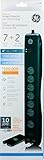 GE 14820 Surge Protector, 7 Outlets 1500J USB 1.0A Safety Covers [並行輸入品]