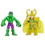 Playskool Heroes Marvel Super Hero Adventures Hulk and Loki [並行輸入品]