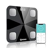 体重計 体組成計 体脂肪計 Bluetooth デジタル 高精度 体重/体脂肪率/体水分率/筋肉量/内臓 脂肪/タンパク質/BMI測定可能 