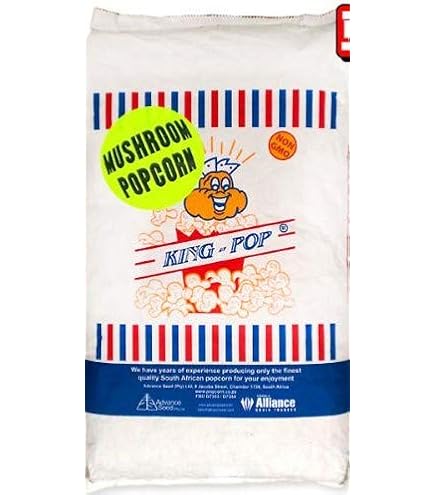 KING ポップコーン豆（バタフライ）22.68kg【約1130人分】 業務用・大容量 食材 業務用 ポップコーン豆 22.68kg バタフライ or マッシュルーム KING