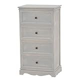 棚 タンス 収納 たっぷり 収納タンス おしゃれ な 収納棚 で リビング すっきり SHABBY WOOD FURNITURE チェスト幅50 ブルー