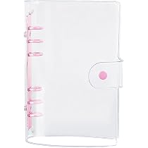 Amazon.co.jp: クリアバインダーカバー A6 6穴 PVC製 手帳 ノート