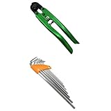 フジ矢 ワイヤーカッター(アルミ) 六角棒レンチ(7本組) セット(WC1-190 FHW-700S)