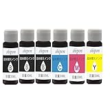 【SHIPON-INK】キャノン用詰め替えインク BC-310/311 BC-340/341 BC-345/346 BC-360/361 BC-365/BC-366共通用 (3BK/C/M/Y) 6セット 各30ml 【Canon用詰め替えインク/個包装/器具付（インク充填用注射器/注射器用ノズル/作業用手袋/ドリル/注入口シール）】