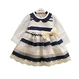 ワンピース 長袖 女の子 チュニック ドレス 70 95 (74)
