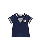 [ミキハウス] MIKIHOUSE セーラーカラー♪プッチー半袖Ｔシャツ （70cm-120cm） 12-5233-709 紺 80cm