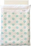 サンデシカ ぜんぶ洗える お昼寝布団5点セット かばん付き フラッグミントドット 【日本製】 1329-8888-50