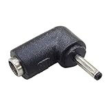 MaxLinker (マックスリンカー) DC端子サイズ変換 L型アダプタ メス側 外径5.5mm 内径2.1mm → オス側 外径3.0mm 内径1.1mm DCアダプタのサイズ変換に 電力24v 5Aまで対応 (5.5φ/2.1φ→3.0φ/1.1φ)