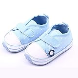 MissとMr ベビーシューズ ファーストシューズ 水玉柄 柔らかい靴底 滑り止め 小花飾りルームシューズ 子供用 歩行練習 スニーカー 出産お祝い プレゼント (11cm, ブルー)