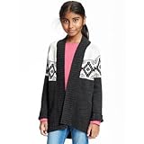 オールドネイビー OLD NAVY/ プリントカーディーコート ブラック トップスカーディガン S【並行輸入】