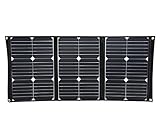 SolarOak 60W ソーラーパネル充電器　ソーラーバッテリーチャージャー　高効率ソーラーパネル９枚搭載　スマホ　ノートPC　自動車バッテリー充電可能 [並行輸入品]