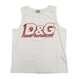 [D&Gジュニア] D&G junior アパレル (Tシャツ) L71559OD3801 ホワイト×レッド (12A) ベビー [並行輸入品]