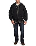 Dickies Men's Sanded Duck Hooded Jacket Black X-Large [並行輸入品]