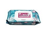 【リフレ トイレに流せるやわらかおしりふき 大判・厚手】80枚入X12P