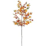造花 みやびもみじ大枝/オータムリーフ/アーティシャルフラワー/秋/秋色/紅葉/ディスプレイ/装飾/【代引不可】　fg7515