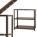 スマートラック NSTR-367 幅90×奥行45×高さ90cm 3段 ブラウン 40㎏/段