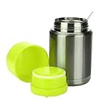 ステンレススチールカップ、sacowポータブルステンレス鋼水カップクリエイティブケトルFlagon旅行ボトル500 ml 16*9cm イエロー unknown