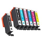EPSON用 エプソン用 SAT 互換インク サツマイモ インク SAT-6CL (BK/C/M/Y/LC/LM) 6色1セット+1ブラック(合計7本)対応機種:EP-712A/ EP-713A/ EP-714A/ EP-812A/ EP-813A/ EP-814A【増量版/残量表示/個包装】
