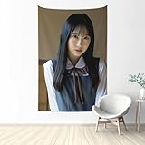 藤嶌果歩 写真 タペストリー 壁掛け布 アート装飾 布ポスター 壁掛けタペストリー カーテン 多機能 テーブルクロス ビーチブランケット ピクニック布102x152cm