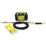 3M DBI-SALA 7600503 Horizontal Lifeline System, 30-Foot Kernmantle Rope with Tensioner, Energy Absor