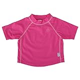 アイプレイ Iplay ラッシュガード 半袖 UVカット 無地 ベビー キッズ 4Tサイズ 770100-209-45 ホットピンク Rashguard Short Sleeve Rashguard 