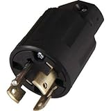 アメリカン電機:アメリカン電機 引掛形 ナイロンプラグ 接地3P20A250V 4222N 型式:4222N
